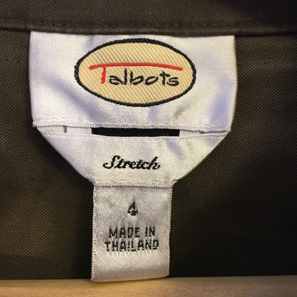 Talbots Brown Stretch Structured Jacket - image 3