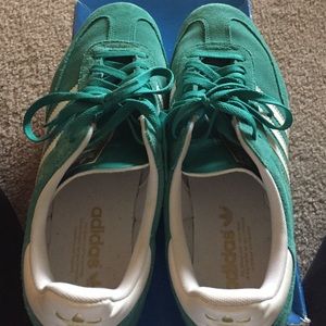 Men's Teal Adidas Samba