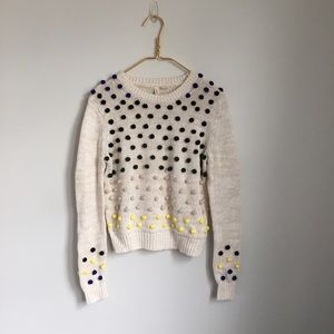 Anthropologie Sweaters - Colorful Pom Pom Sweater Anthropologie Sweaters - Colorful Pom Pom Sweater