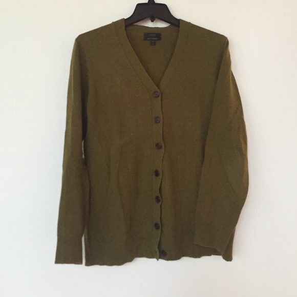 JCrew V-neck Sweater with Cashmere