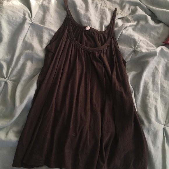 Brown Old Navy Spaghetti Strap Top