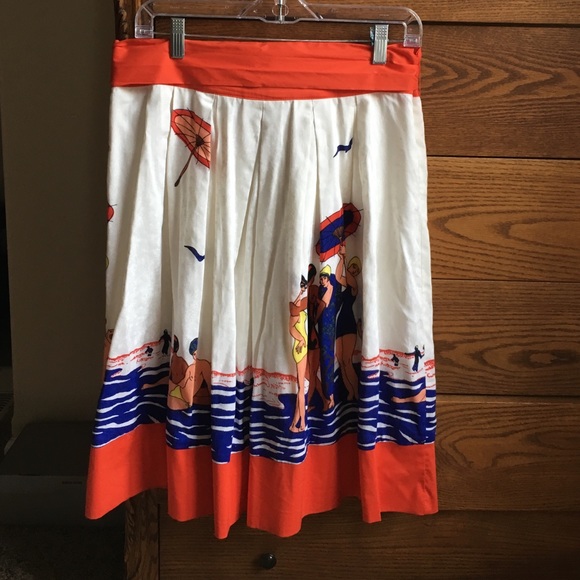 Eva Franco Day At The Beach Skirt