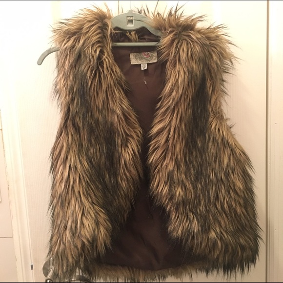 Urban Outfitters Fur vest! Great condition