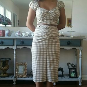 Stop Staring Gingham Dress