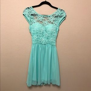 Turquoise dress