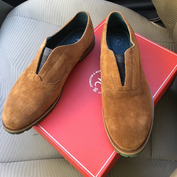 Johnston & Murphy Slip on Oxfords