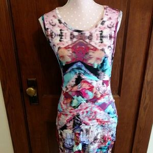 Nicole Miller Artelier Ruched Bodycon Dress