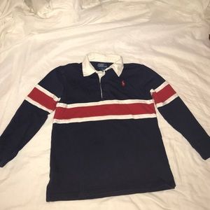 POLO long sleeve boys rugby polo-shirt