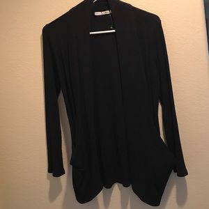 Black open cardigan. NWOT.