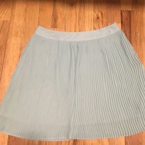 Forever 21 pleated blue skirt