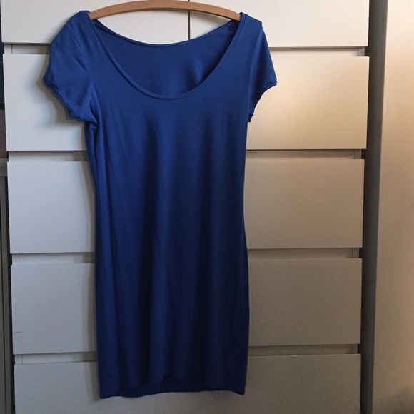 Royal blue t-shirt dress - Picture 2 of 3
