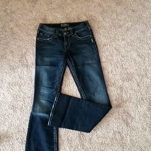 Suki Silver jeans, 28x34, new!!