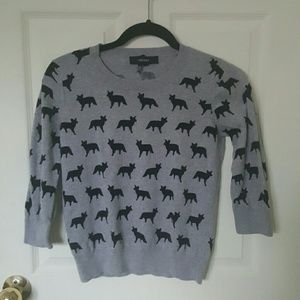 Forever 21 Fox Crop Sweater Size M EUC