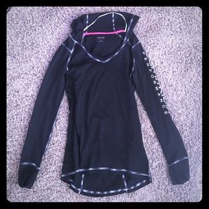 Black Calvin Klein athletic shirt