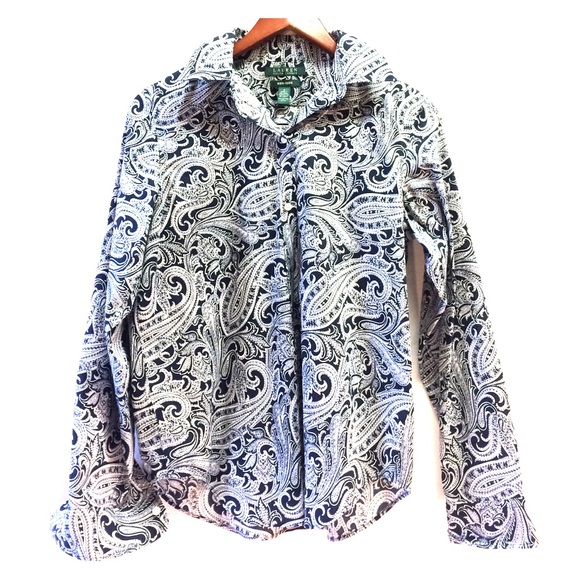 Ralph Lauren Non-Iron Paisley Dress Shirt