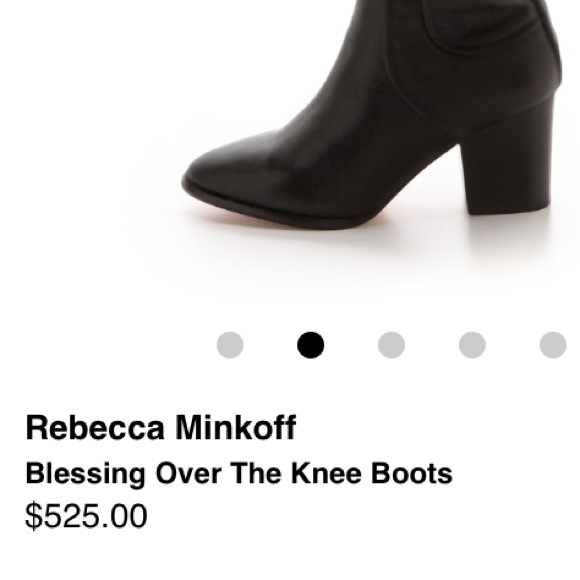 Over the knee suede Rebecca Minkoff blessing boots - Picture 4 of 4