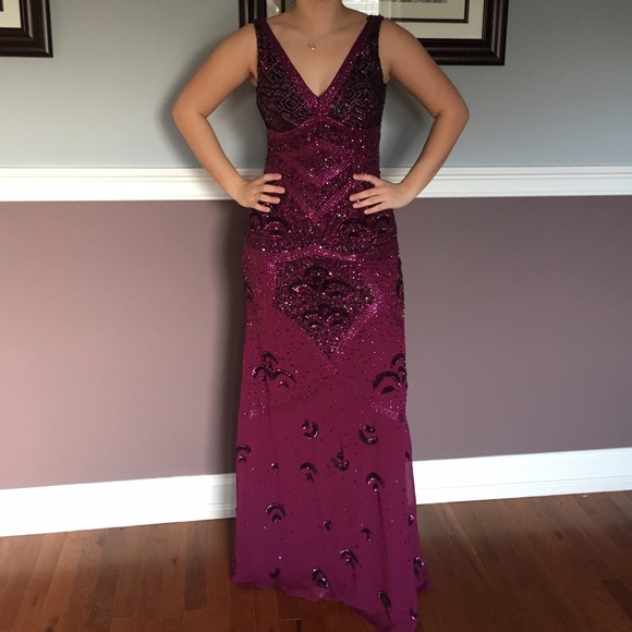 Aidan Mattox Purple Gem Gown