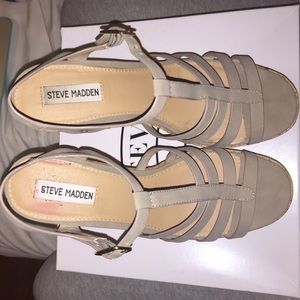 Steve Madden "Nalla" TAUPE Wedges