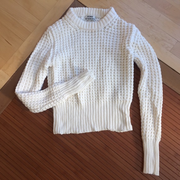 acne cropped sweater
