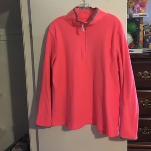 Old Navy Coral Half Zip Fleece