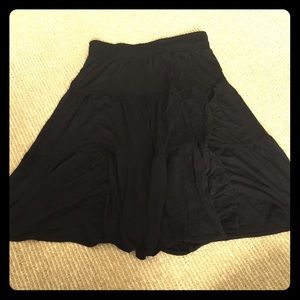 Black skirt.