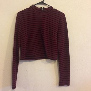 Long sleeve Crop shirt