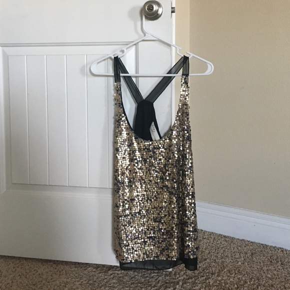 Sequined tank