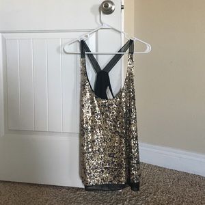 Sequined tank