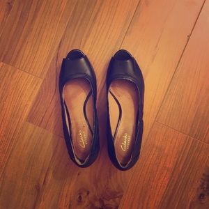 Clarks wedges size 6