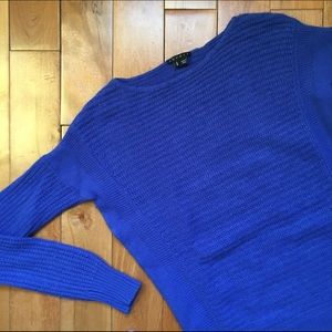 Theory Jilliane Cobalt Blue Cashmere Sweater Sz S