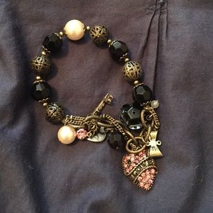 Betsey Johnson charm bracelet