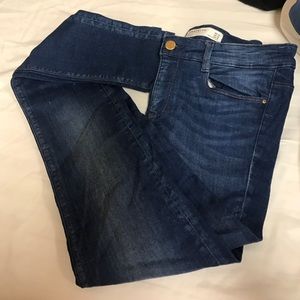 Zara Trafaluc Faded denim skinny jeans