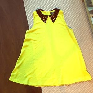 Neon Yellow Swing Dress