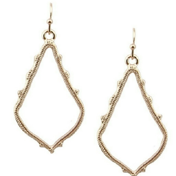 Free with Bundle Rose Gold Teardrop Earrings