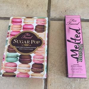 Too faced eyeshawdow and lipstick can buy seprate