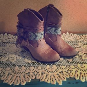 Western style booties