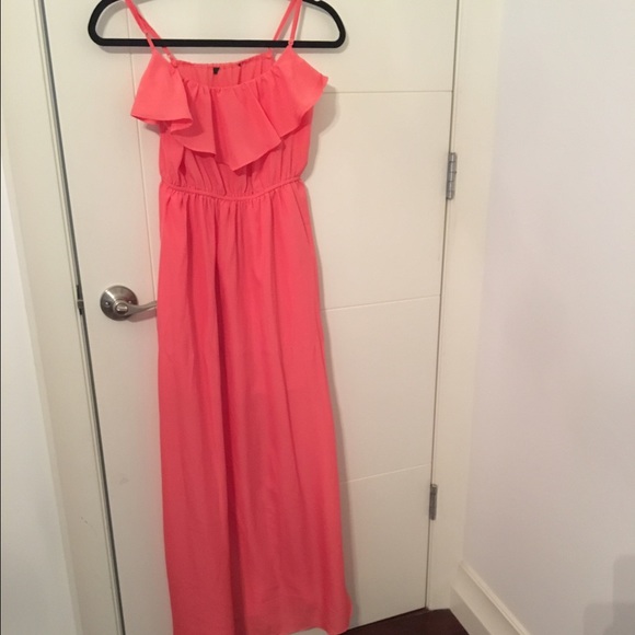 Coral Maxi Dress