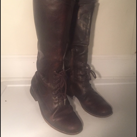 Frye lace up Riding Boot - Picture 1 of 4