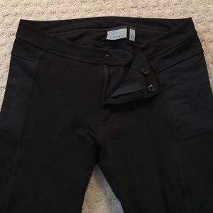 Athleta black ankle-zip leggings