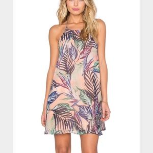 Show Me Your Mumu Gomez Mini Dress Palm Funday