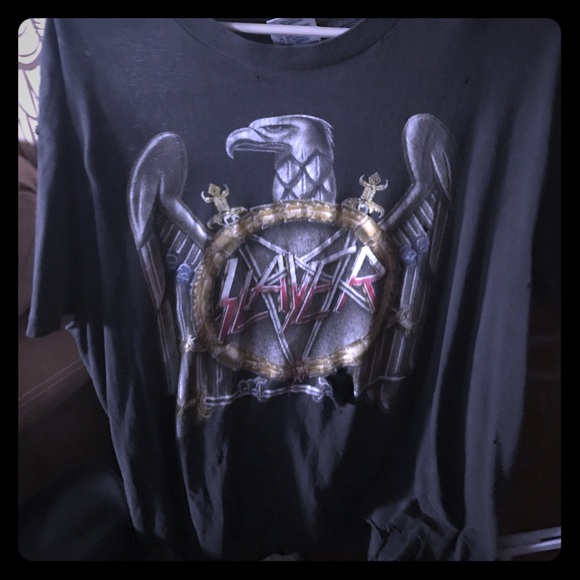 Slayer into the Abyss tour shirt 1991