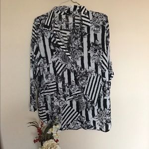 Patterned button down