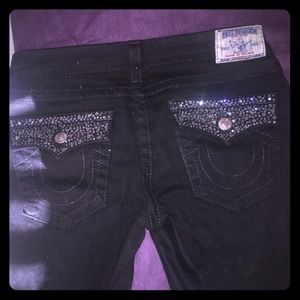 True religion black jeans