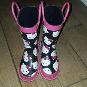 Toddler Hello Kitty Rainboots size 8