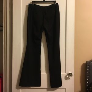 Black flare legged dress pants