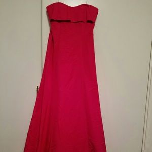 Marchesa Note strapless evening gown