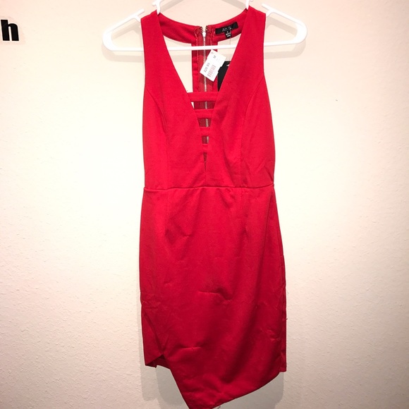 NWT red club dress