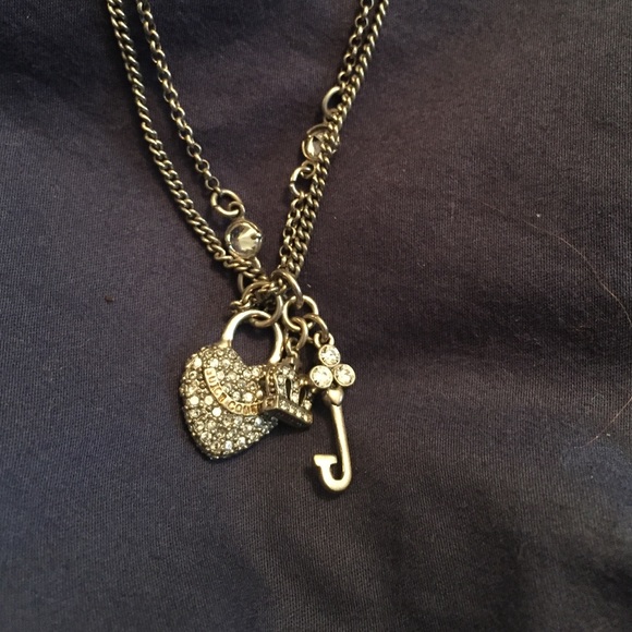 Silver Juicy Couture necklace
