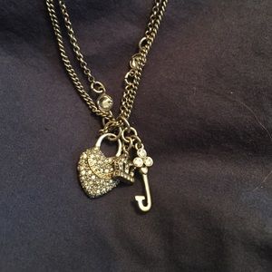 Silver Juicy Couture necklace