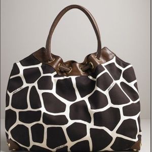 Michael Kors Joplin Giraffe Print Tote